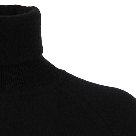 Lord & Taylor Classic Black Turtleneck Oversized Sweater Size M - Picture 5 of 8